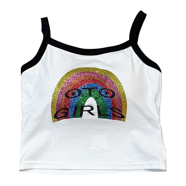 RAINBOW GLITTER CAMISOLE