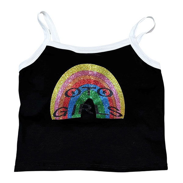 RAINBOW GLITTER CAMISOLE