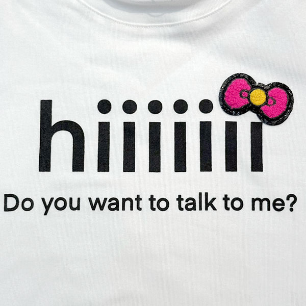 hiiiiiii RIBBON T-SHIRT