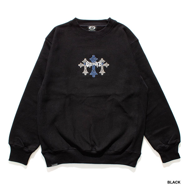 TRIPLE CROSS CREW SWEAT