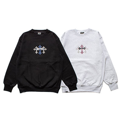 TRIPLE CROSS CREW SWEAT