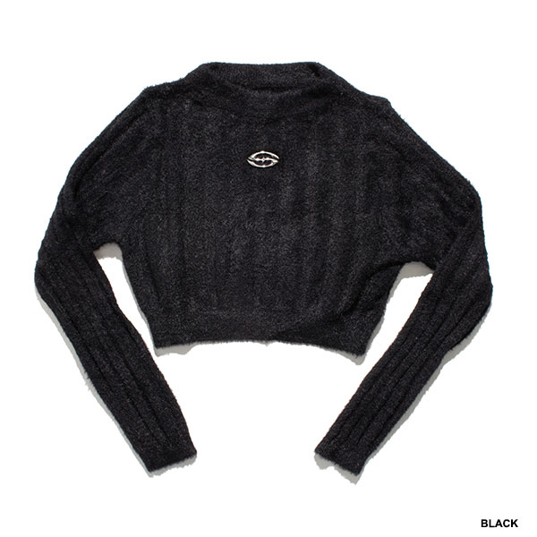 PLATE CROPPED KNIT
