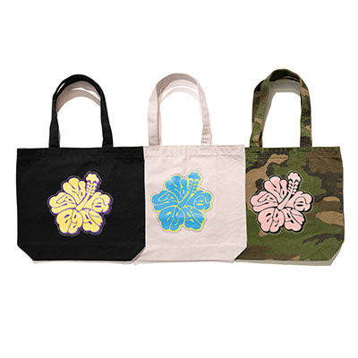 HIBISCUS STONE TOTE BAG
