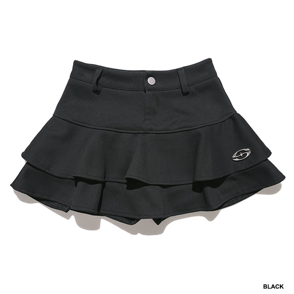 PLATE JERSEY FRILL SKORTS