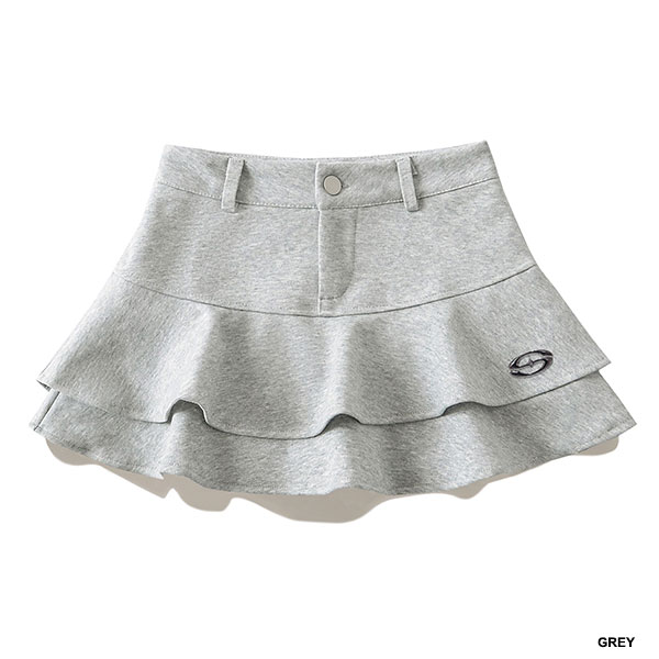 PLATE JERSEY FRILL SKORTS