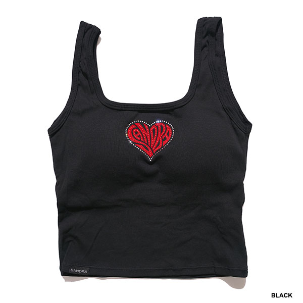 HEART STONE LACE UP TANKTOP
