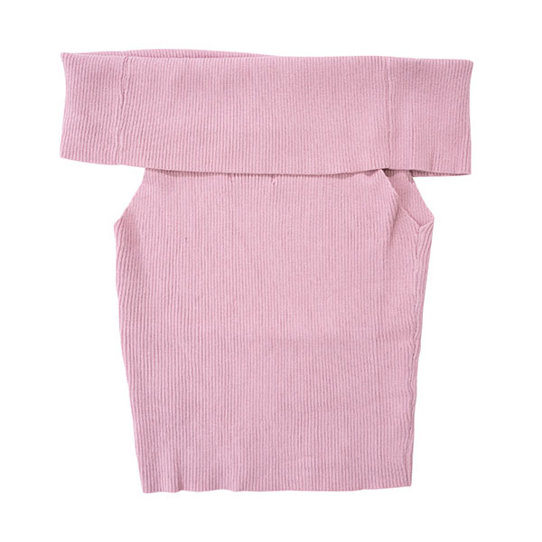 PLATE RIB OFF SHOULDER