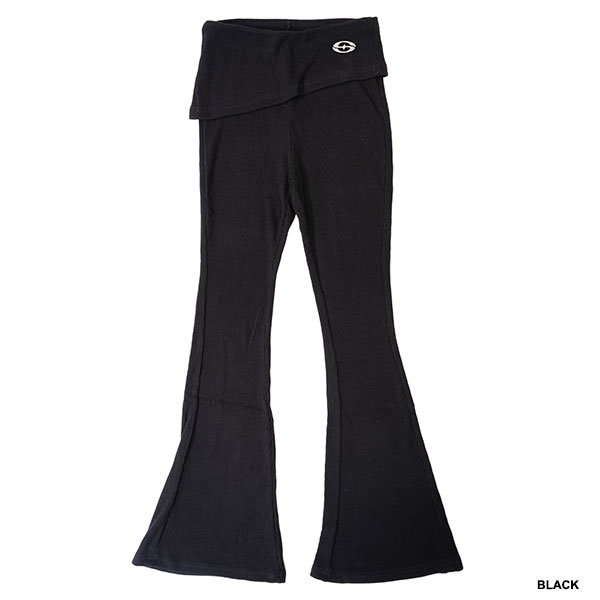 PLATE RIB FLARE PANTS