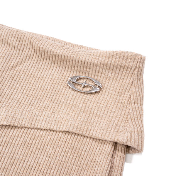 PLATE RIB FLARE PANTS