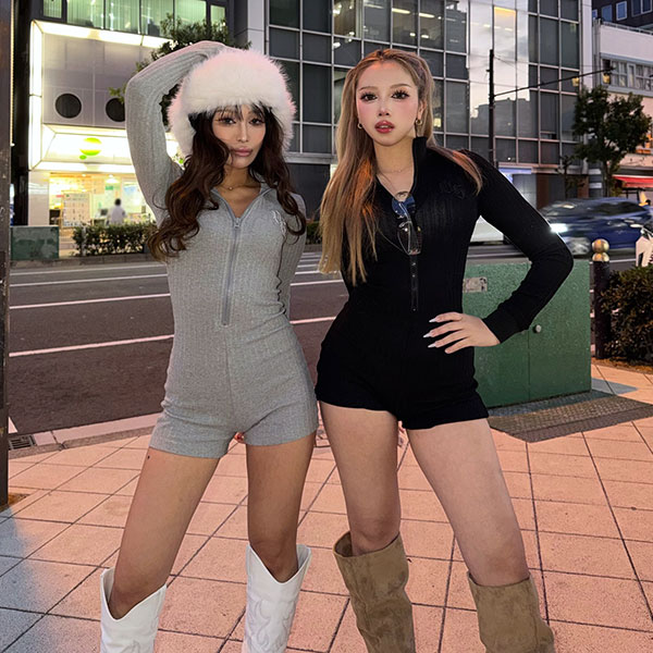 3D OG ZIP ROMPERS