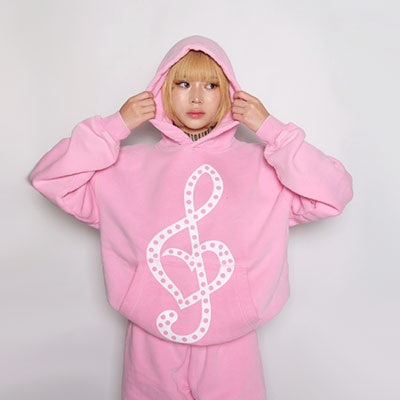 TREBLE CLEF HOODY