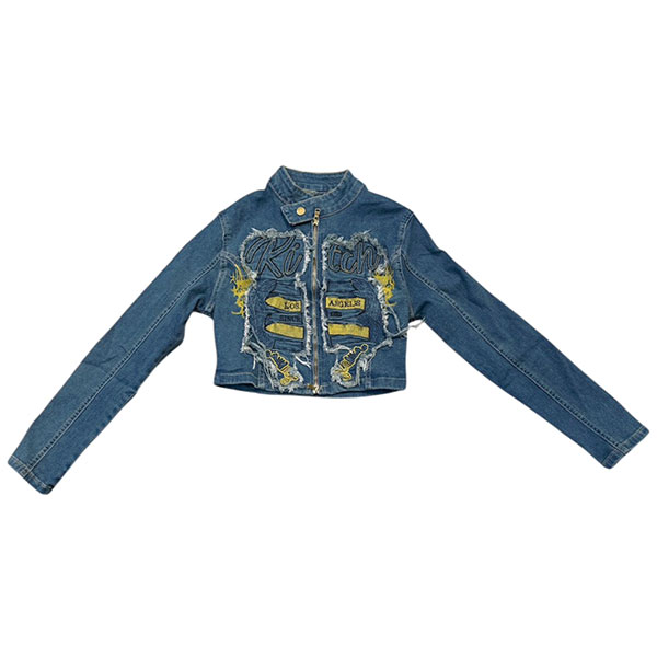 PATCH DENIM RIDERS JACKET