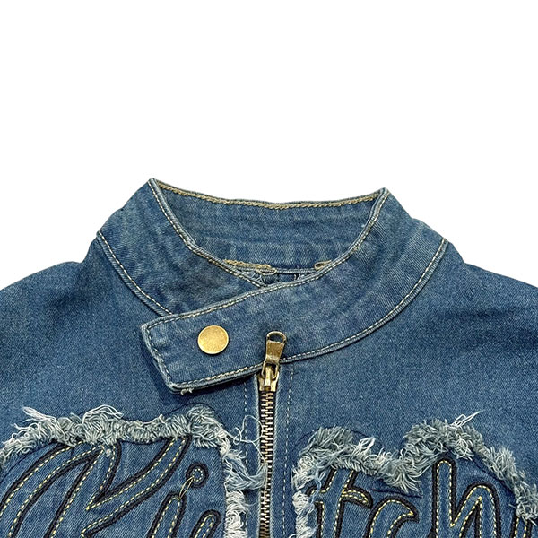 PATCH DENIM RIDERS JACKET