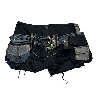 MILITARY BELT SHORTS