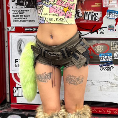 MILITARY BELT SHORTS