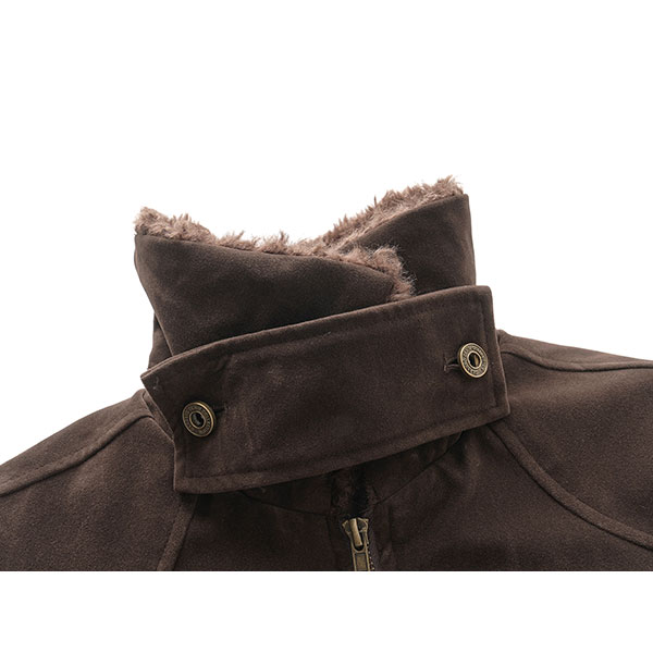 LAPEL FUR CROSS JACKET