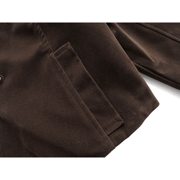 LAPEL FUR CROSS JACKET