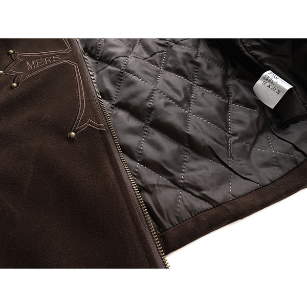 LAPEL FUR CROSS JACKET