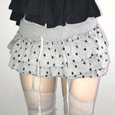 STAR DOT FRILL SKORT