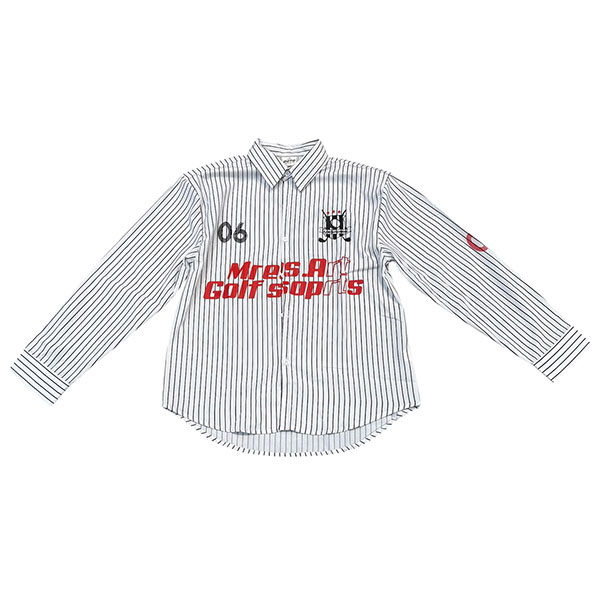 PRINT STRIPE BIG SHIRT