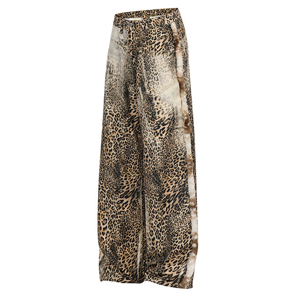LEOPARD WIDE PANTS