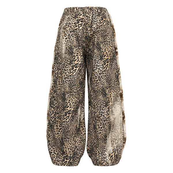 LEOPARD WIDE PANTS