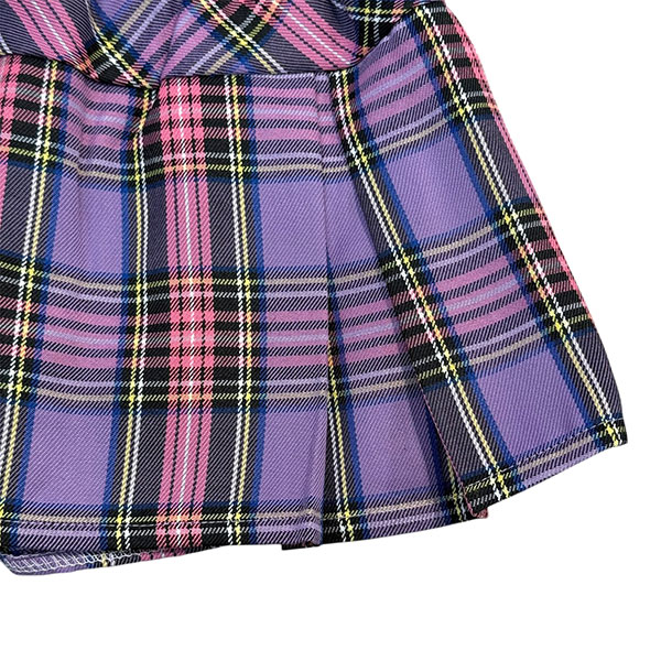 CHECK PLEATS SKIRT【KIDS】