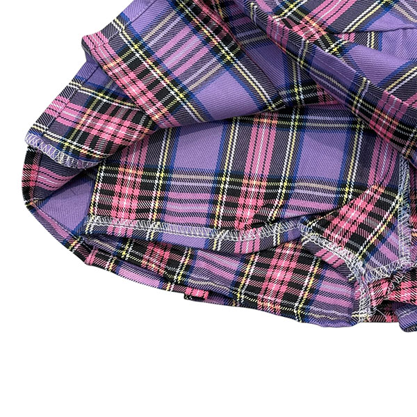 CHECK PLEATS SKIRT【KIDS】