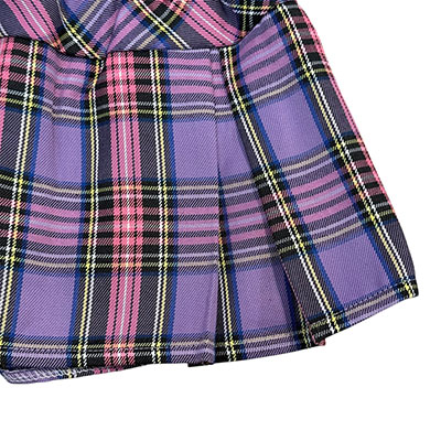 CHECK PLEATS SKIRT【KIDS】