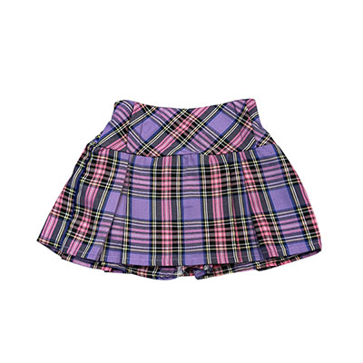 CHECK PLEATS SKIRT【KIDS】