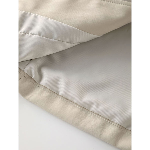 BUTTON ECO LEATHER JACKET