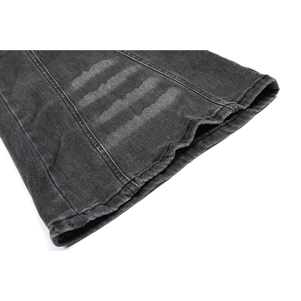 RIBBON DENIM FLAME PANTS