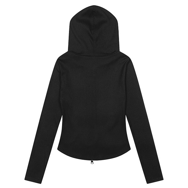 CROSS STUDS ZIP HOODIE