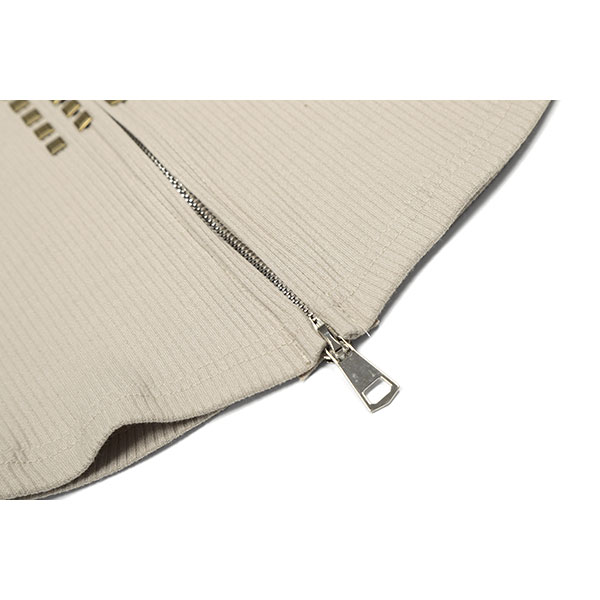 CROSS STUDS ZIP HOODIE