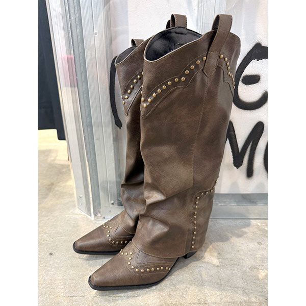 STUDS COVER WESTERN BOOTS