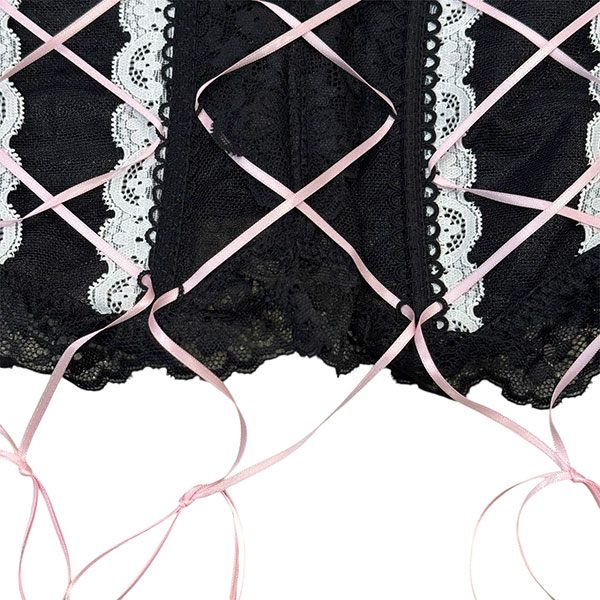 CROSS LACE RIBBON TANKTOP