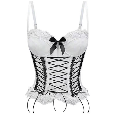 CROSS LACE RIBBON TANKTOP