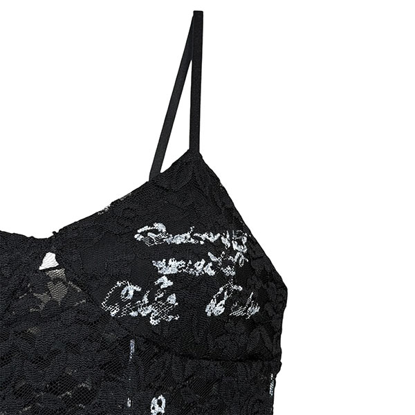 LETTER LACE BODY SUIT