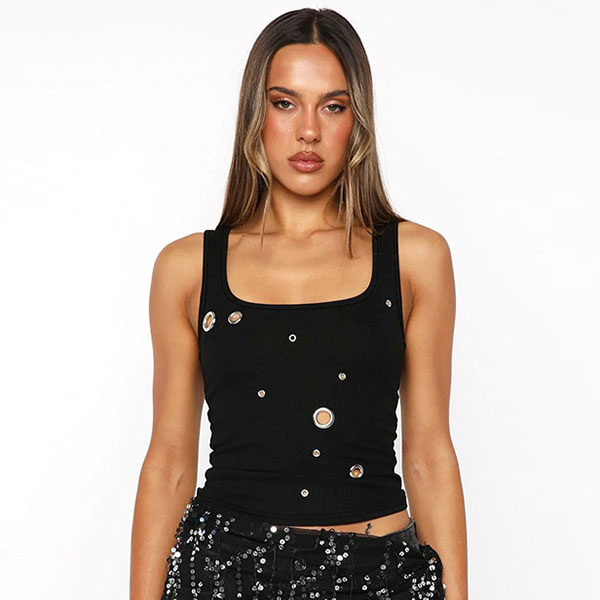 EYELET TANKTOP