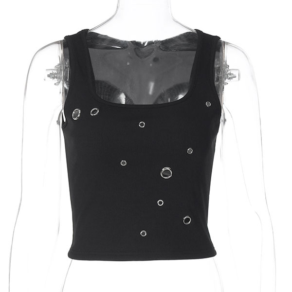 EYELET TANKTOP