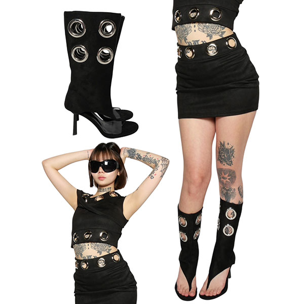 EYELET MULE