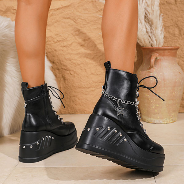 STAR PLATFORM BOOTS