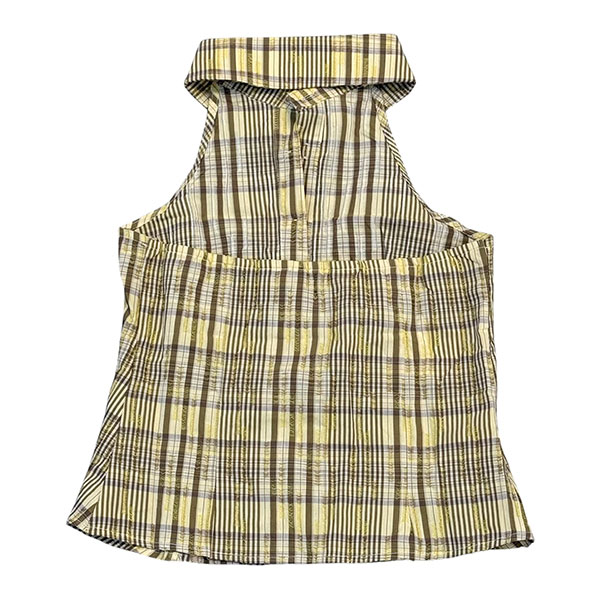 CHECK TANK TOP SHIRT