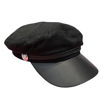 LEATHER CASQUETTE