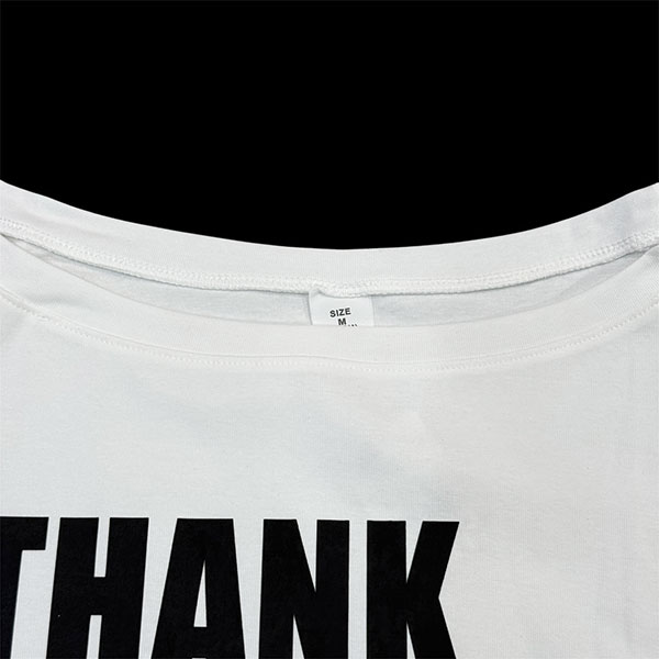 OFF SHOULDER LETTER OVER T-SHIRT