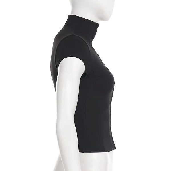 FRONT HOOK HIGH NECK TOP