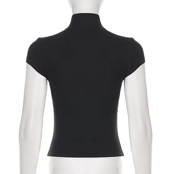 FRONT HOOK HIGH NECK TOP