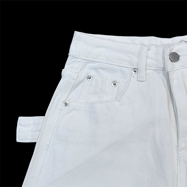 BACK STUDS BELT PANTS