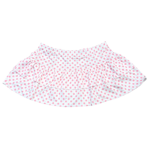 PINK DOT FRILL SKIRT