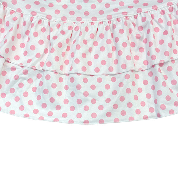 PINK DOT FRILL SKIRT